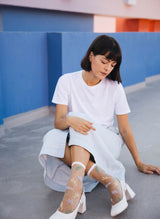 Chaussettes Transparentes Les Alpes Pastel - Photo 5