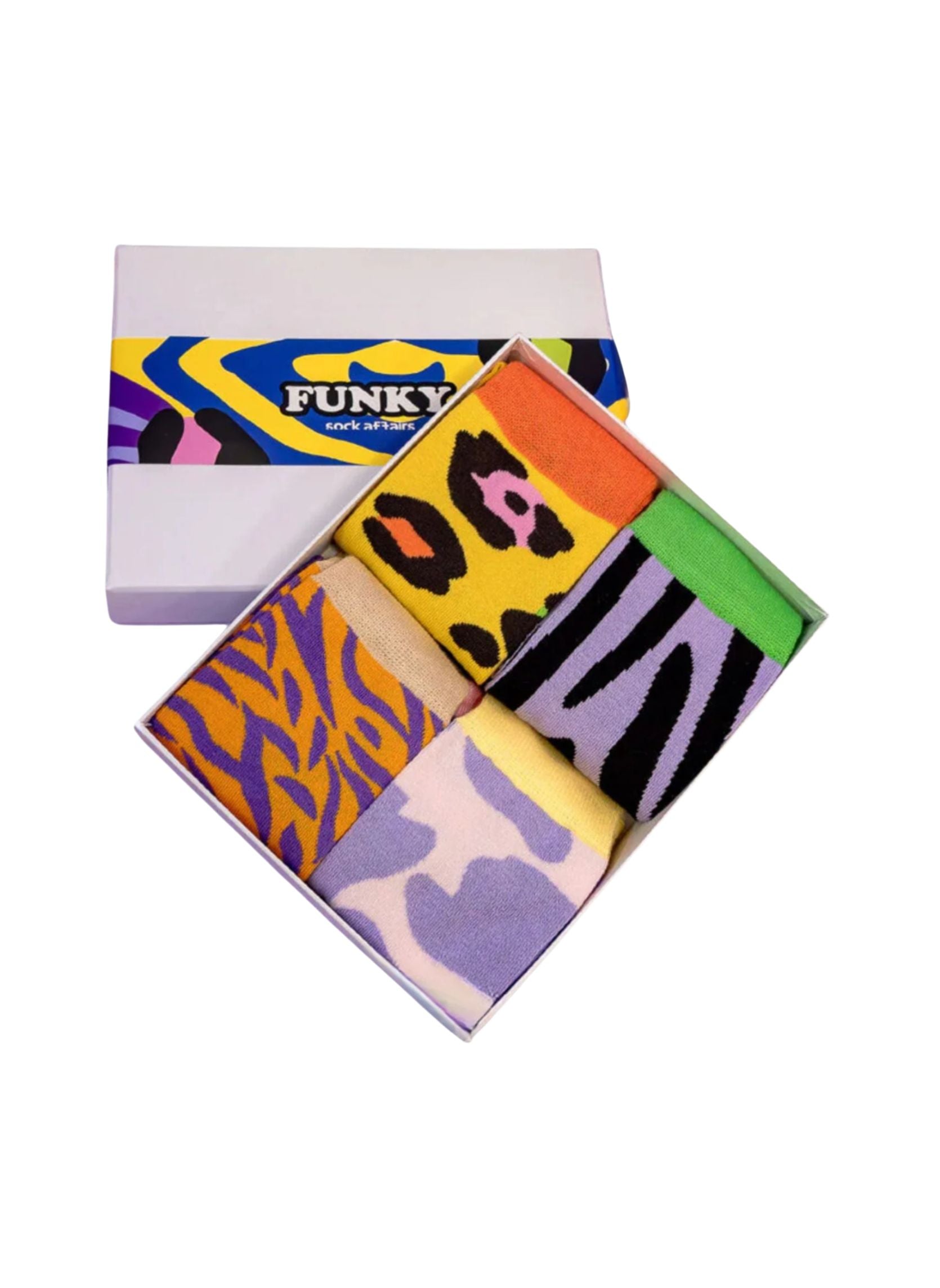 Coffret Chaussettes Animaux Funky