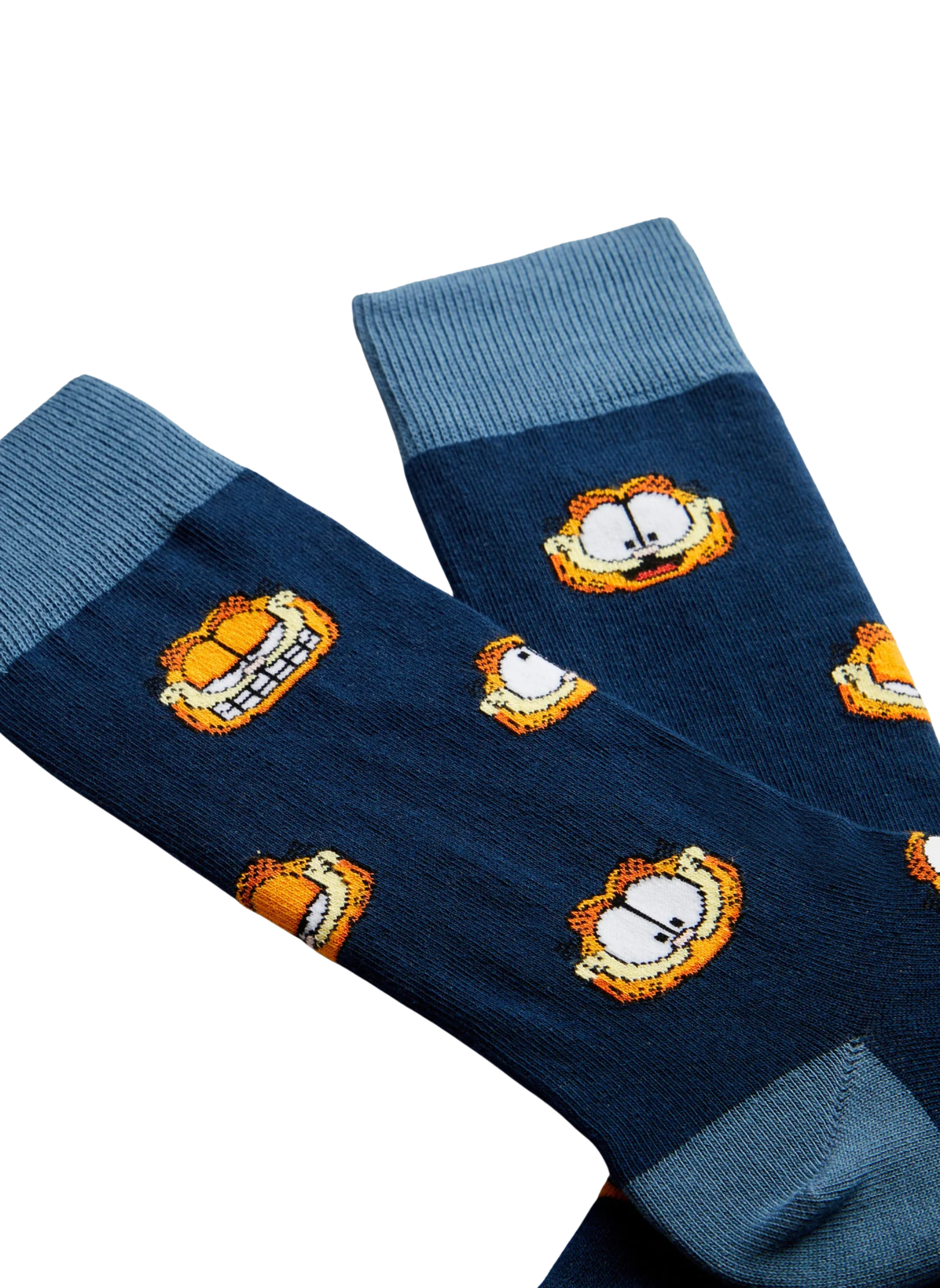 Chaussettes Garfield, Têtes De Garfield