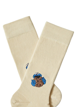 Chaussettes Brodées Sesame Street, Macaron le Glouton