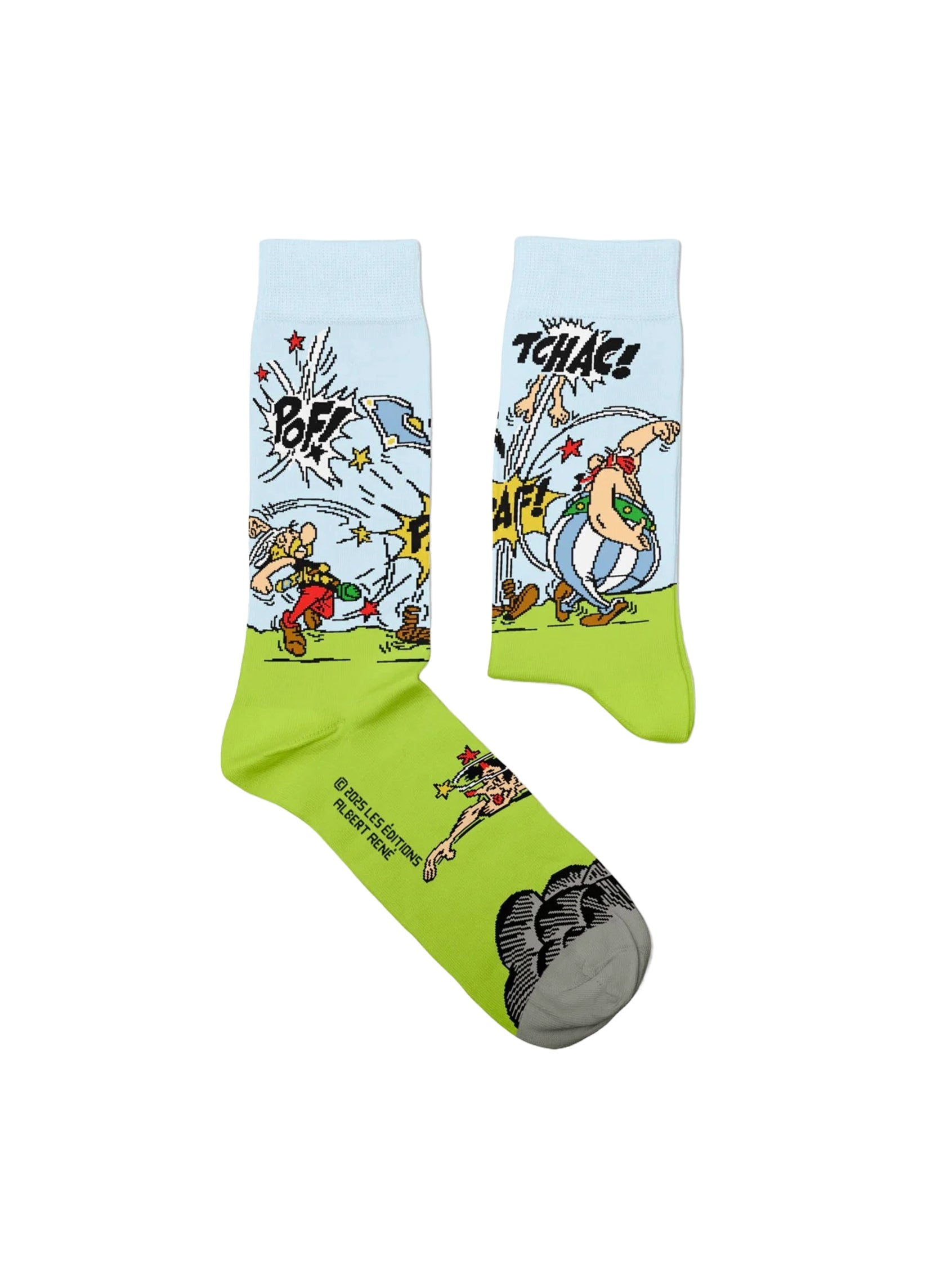 Chaussettes Astérix, La Bataille