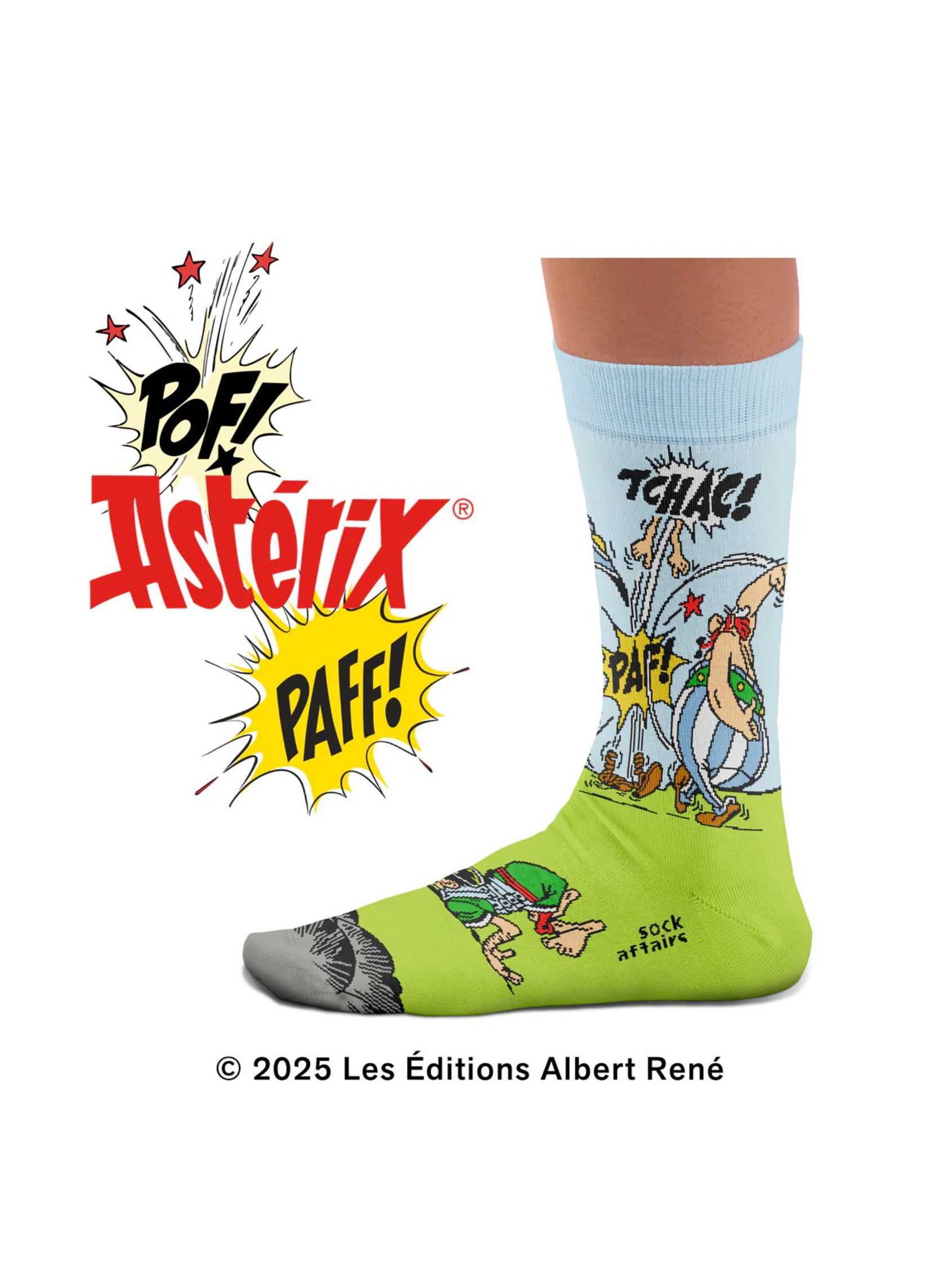 Chaussettes Astérix, La Bataille