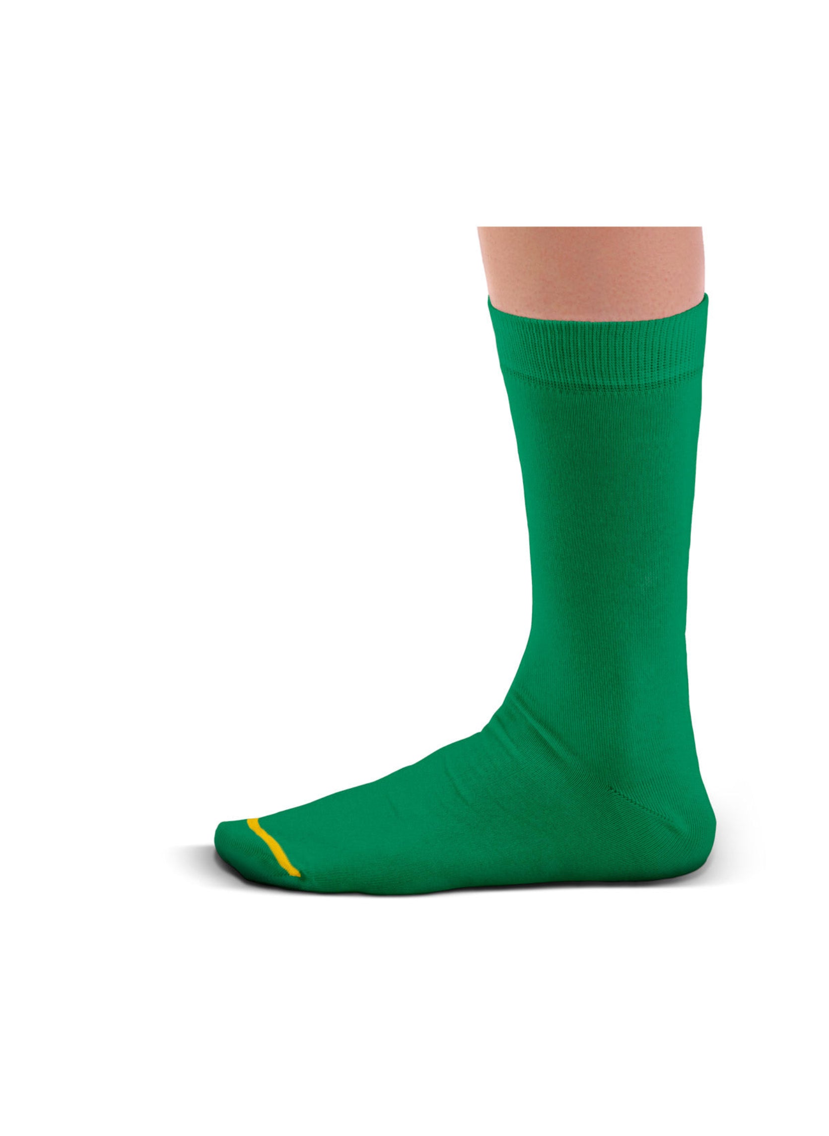 Chaussettes Unies Coton Bio Vertes