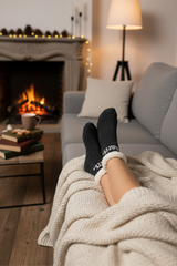 Chaussettes Femme Antidérapantes d'Hiver à Paillettes - Casse Couilles