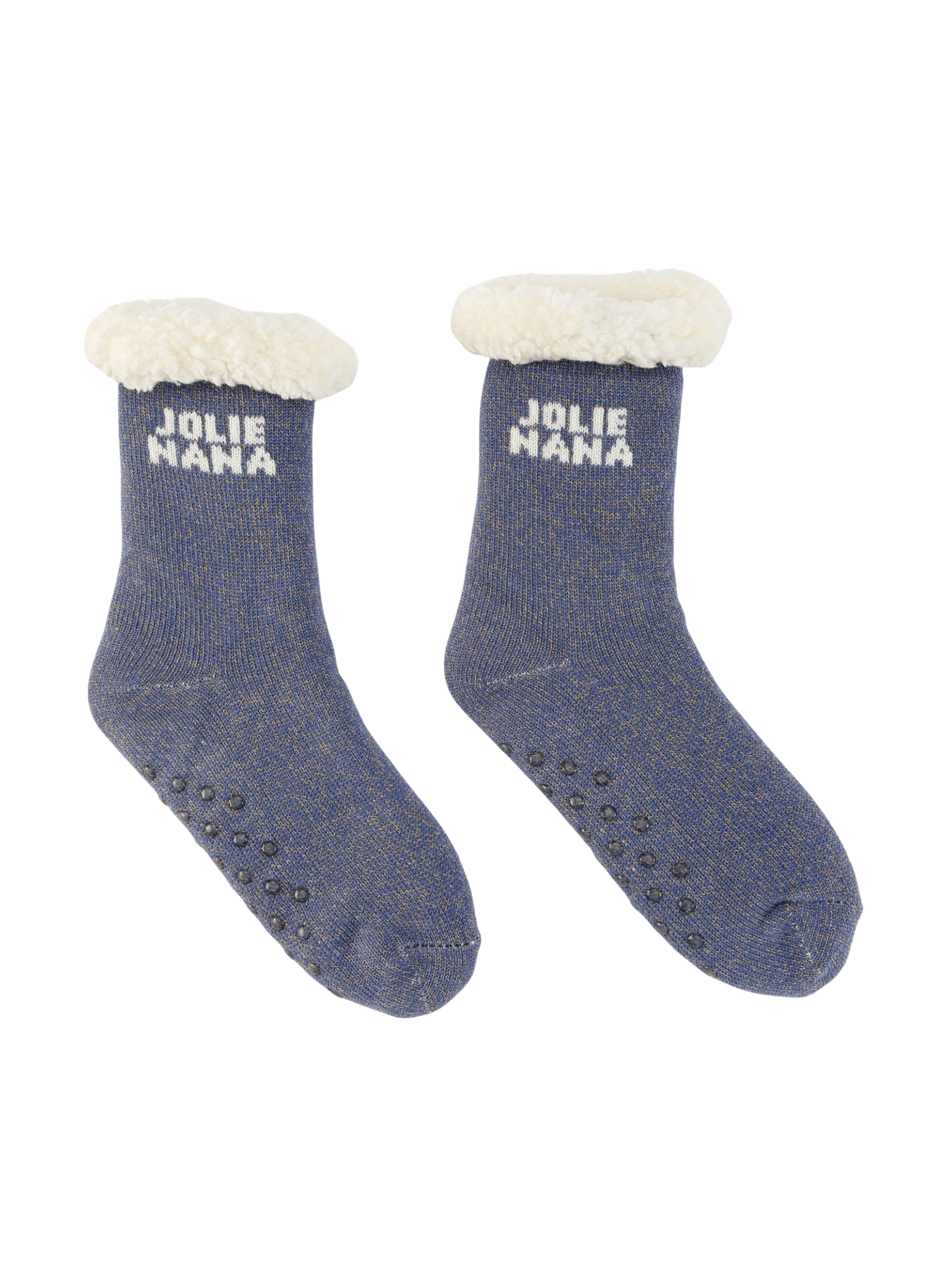 Chaussettes Femme Antidérapantes d'Hiver à Paillettes - Jolie Nana