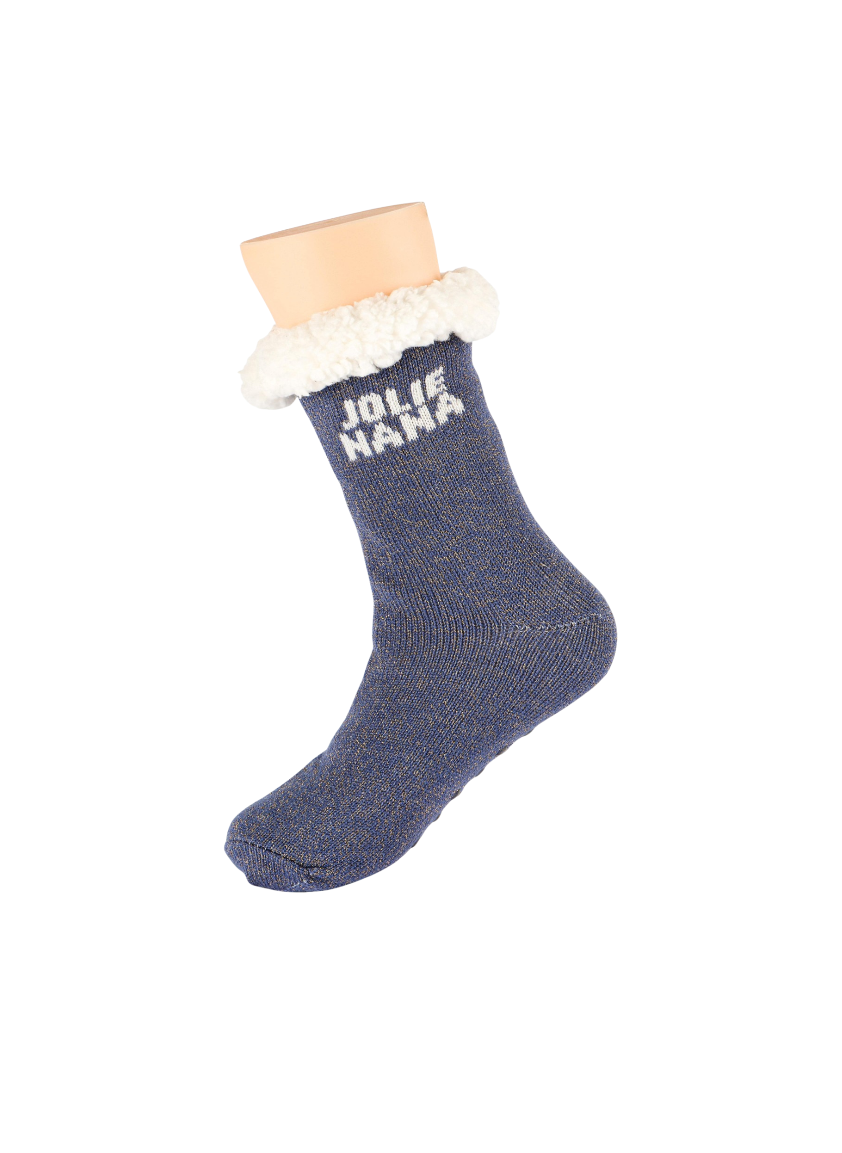 Chaussettes Femme Antidérapantes d'Hiver à Paillettes - Jolie Nana
