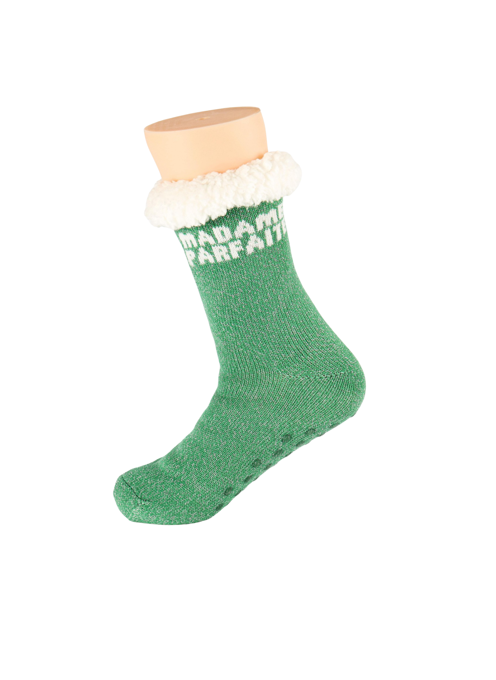 Chaussettes Femme Antidérapantes d'Hiver à Paillettes - Madame Parfaite