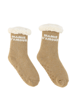 Chaussettes Femme Antidérapantes d'Hiver à Paillettes - Mamie d'Amour