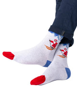 Chaussettes à Motifs - Père-Noël Au Ski
