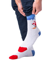 Chaussettes à Motifs - Père-Noël Au Ski