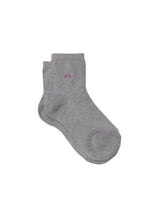 Chaussettes à Paillettes Unies - Gris