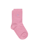 Chaussettes à Paillettes Unies - Rose