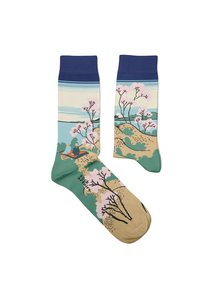 Chaussettes Mont Fuji, Hokusai - Sock Affairs