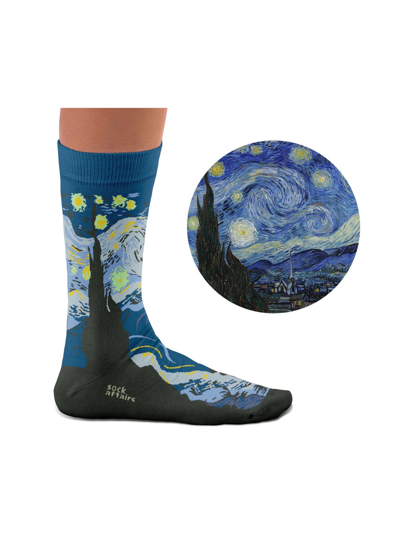 Chaussettes La Nuit Étoilée, Van Gogh