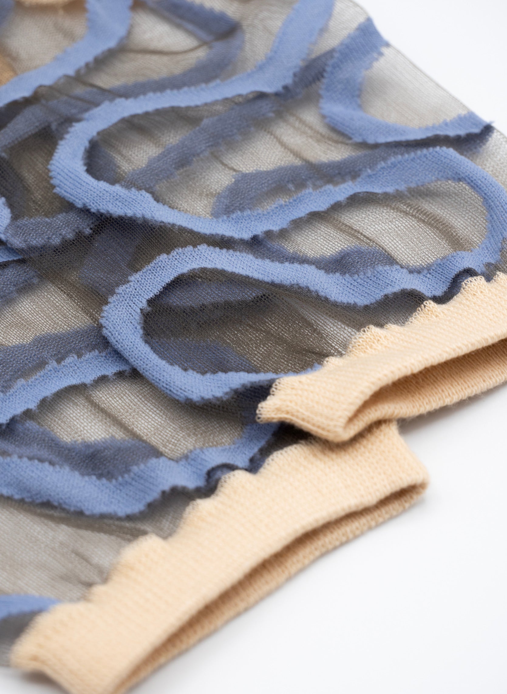 Chaussettes Transparentes Colorado River Blue