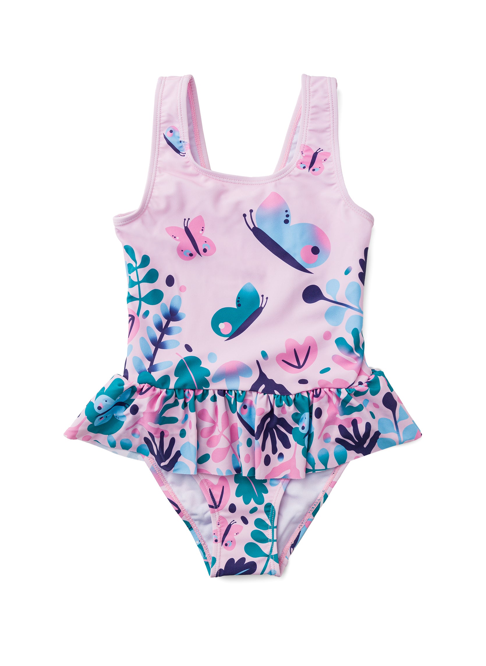 Maillot de bain Filles Feuilles et Papillons