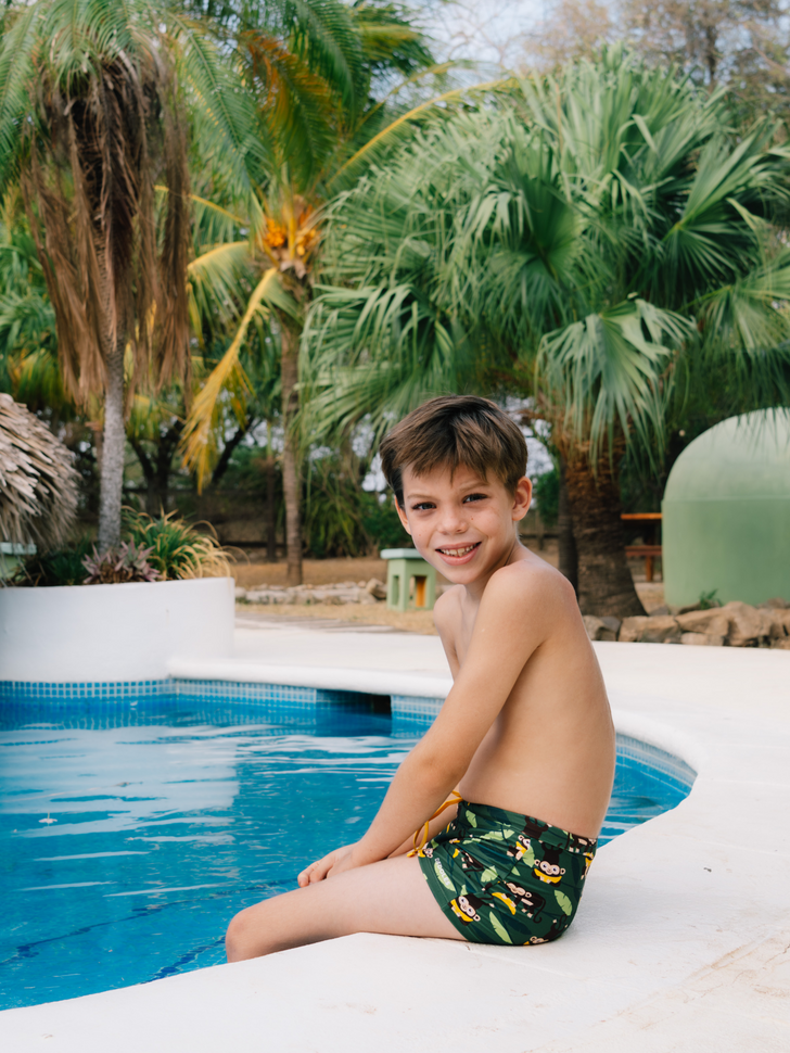 Boxer de bain Enfants Singe dans la Jungle