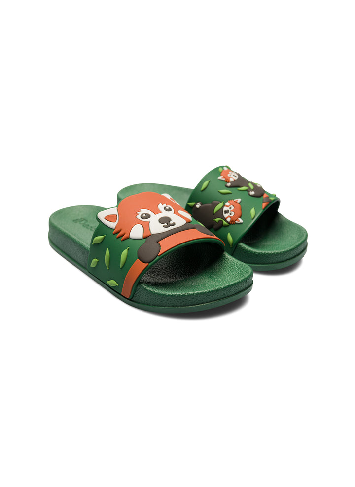 Claquettes Enfants Panda Roux - Dedoles