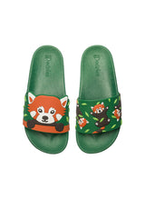 Claquettes Enfants Panda Roux