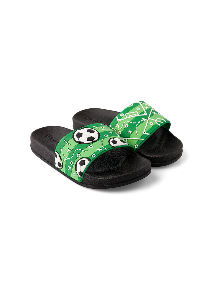 Claquettes Enfants Terrain De Football - Dedoles