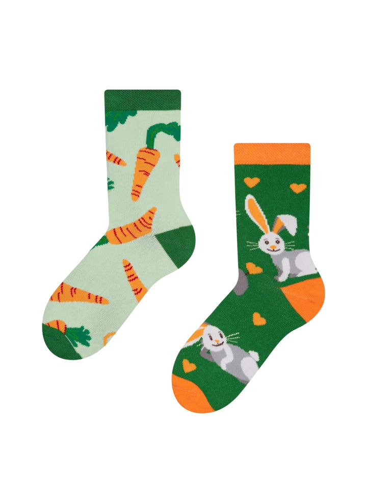 Chaussettes Enfants Carottes et Lapins - Dedoles