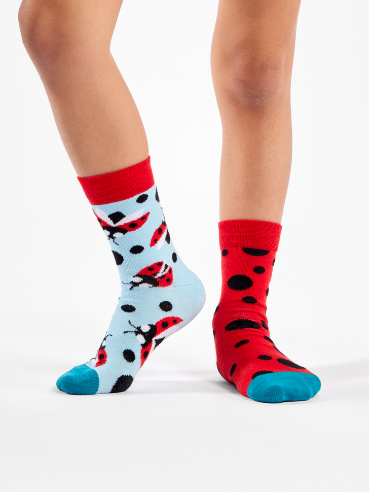 Chaussettes Enfants Coccinelles & Points