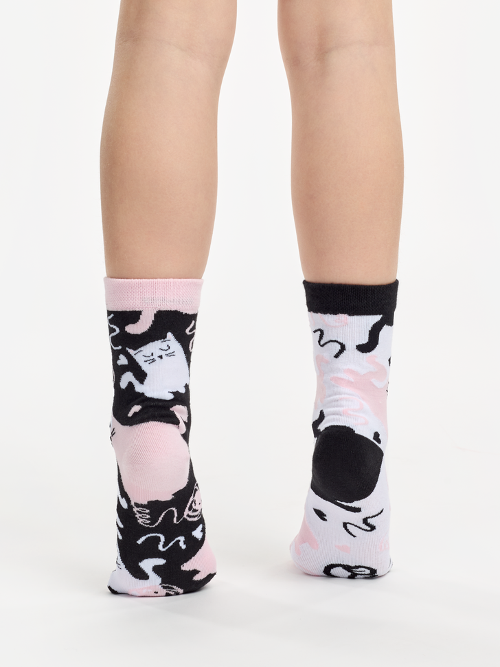 Chaussettes Enfants Chatons somnolents