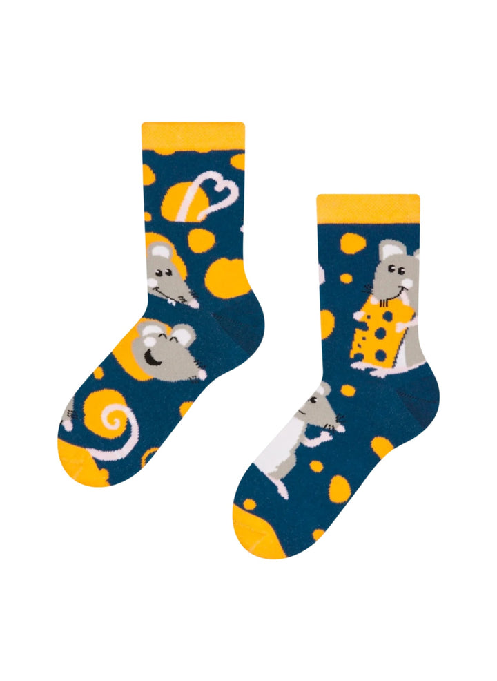 Chaussettes Enfants Souris et Fromage - Dedoles