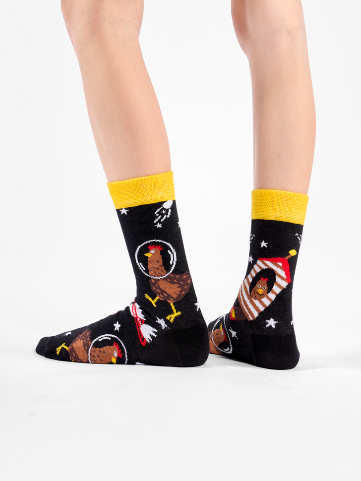 Chaussettes Enfants Poules Astronautes