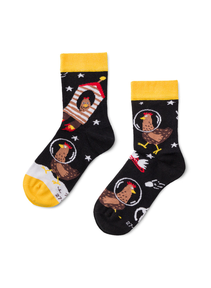 Chaussettes Enfants Poules Astronautes - Dedoles