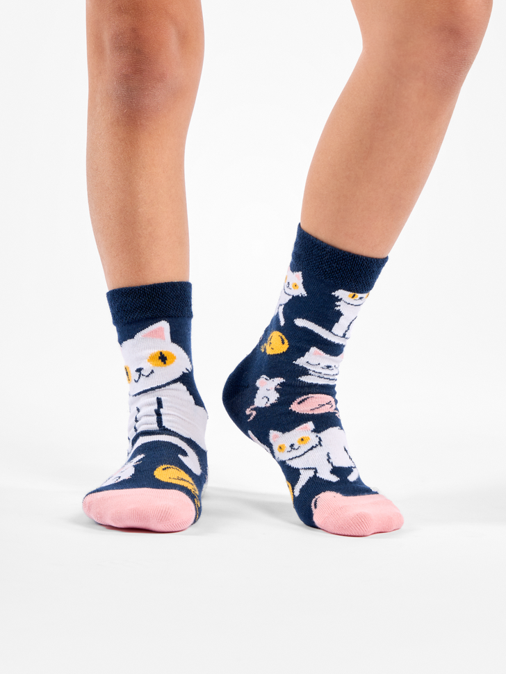 Chaussettes Enfants Chatons Ludiques