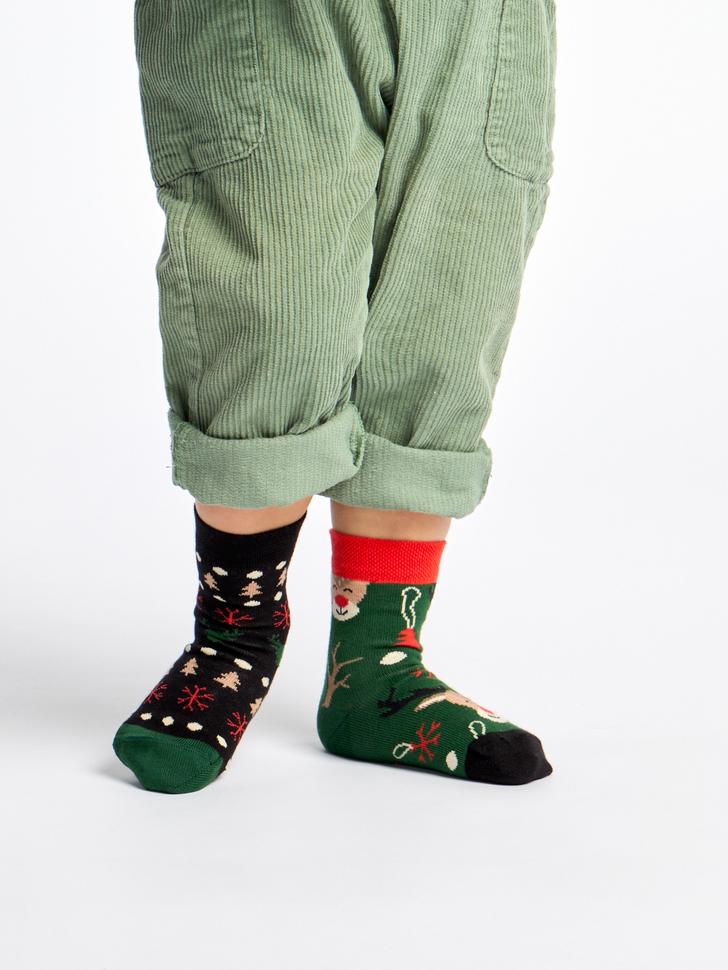 Chaussettes Enfants Rennes de Noël