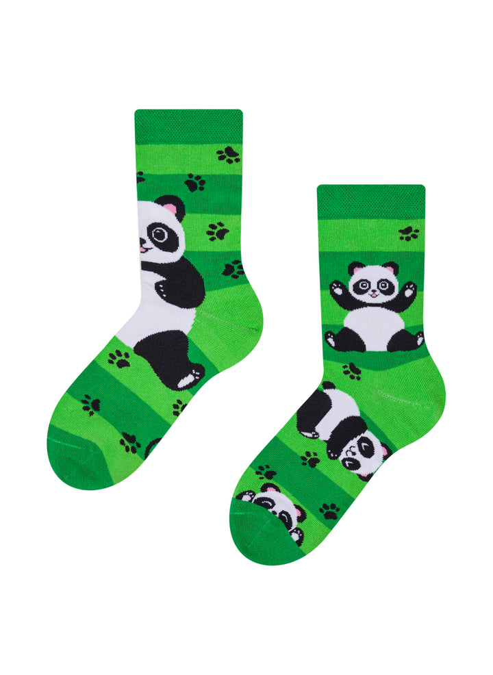 Chaussettes Enfants Pandas & Rayures - Dedoles