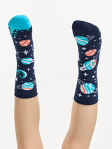 Chaussettes Enfants Fusées et Planètes