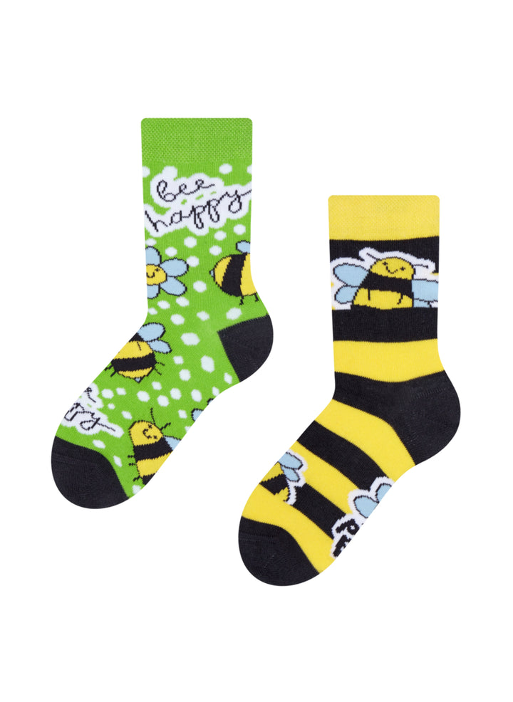 Chaussettes Enfants Abeilles Butineuses - Dedoles
