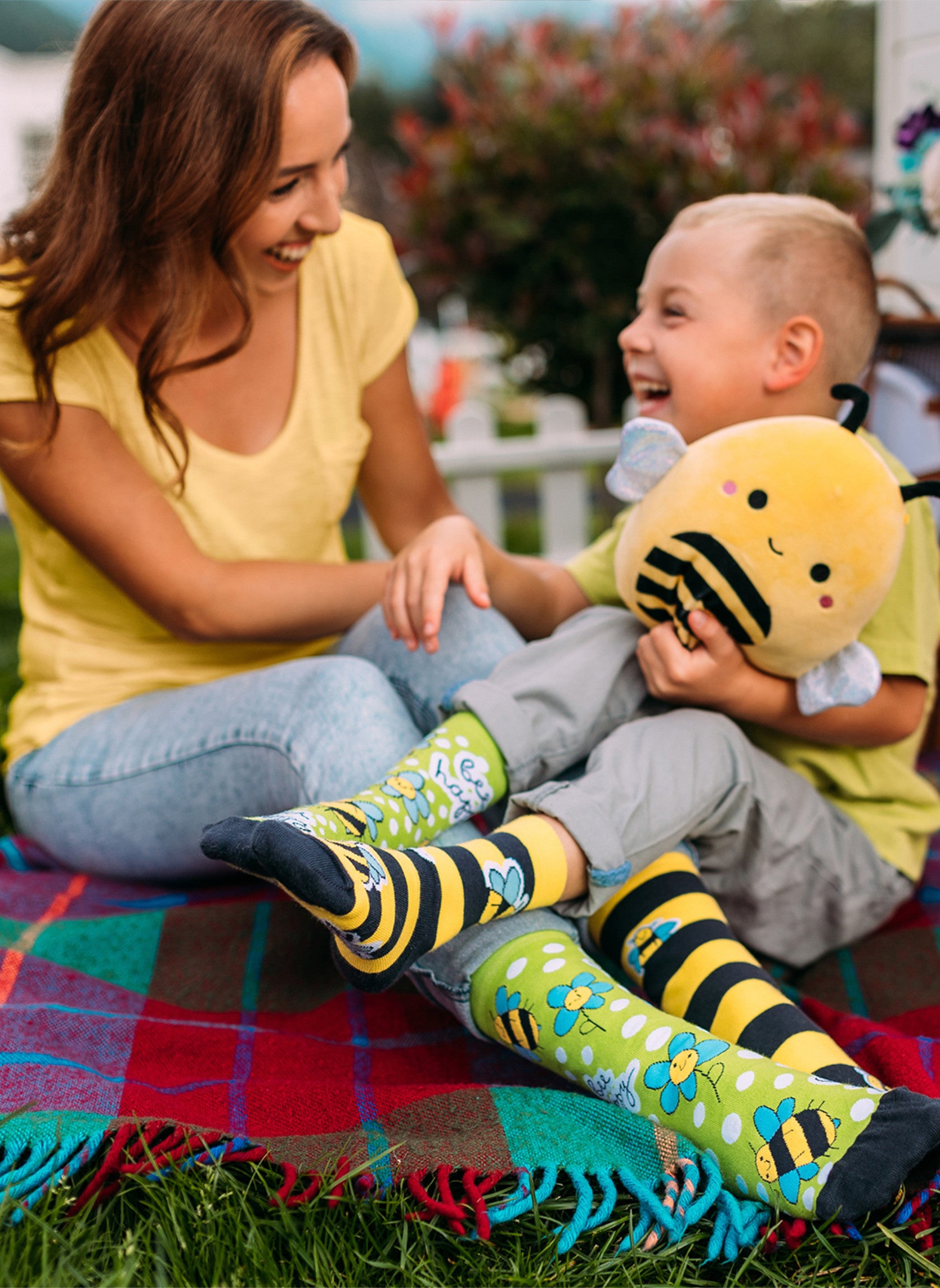 Chaussettes Enfants Abeilles Butineuses