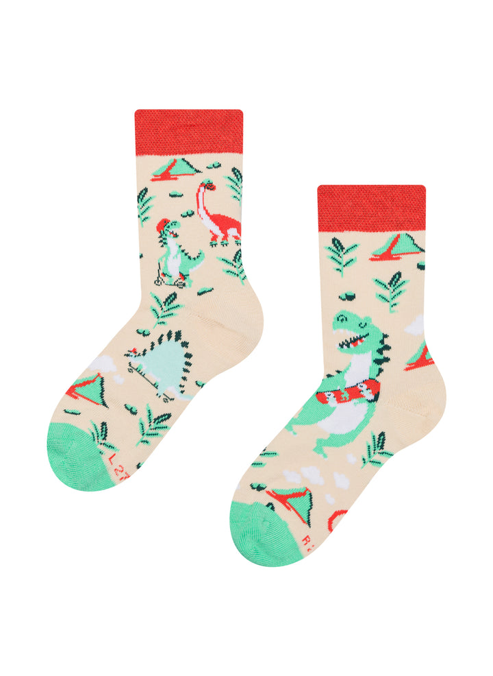 Chaussettes Enfants Dino Skatepark - Dedoles