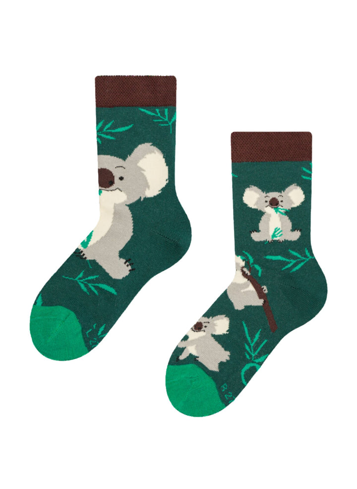 Chaussettes Enfants Koala & Feuilles - Dedoles