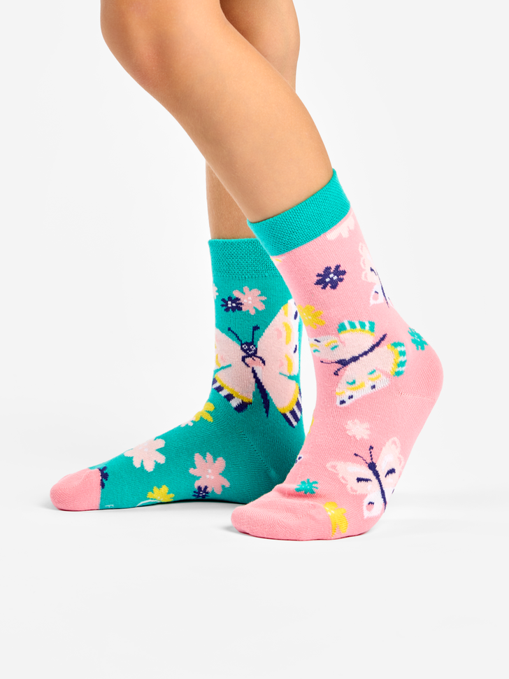 Chaussettes Enfants Papillons Doux