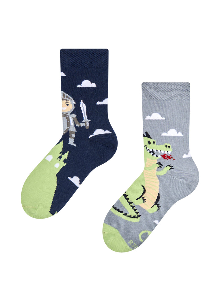 Chaussettes Enfants Chevaliers Courageux - Dedoles