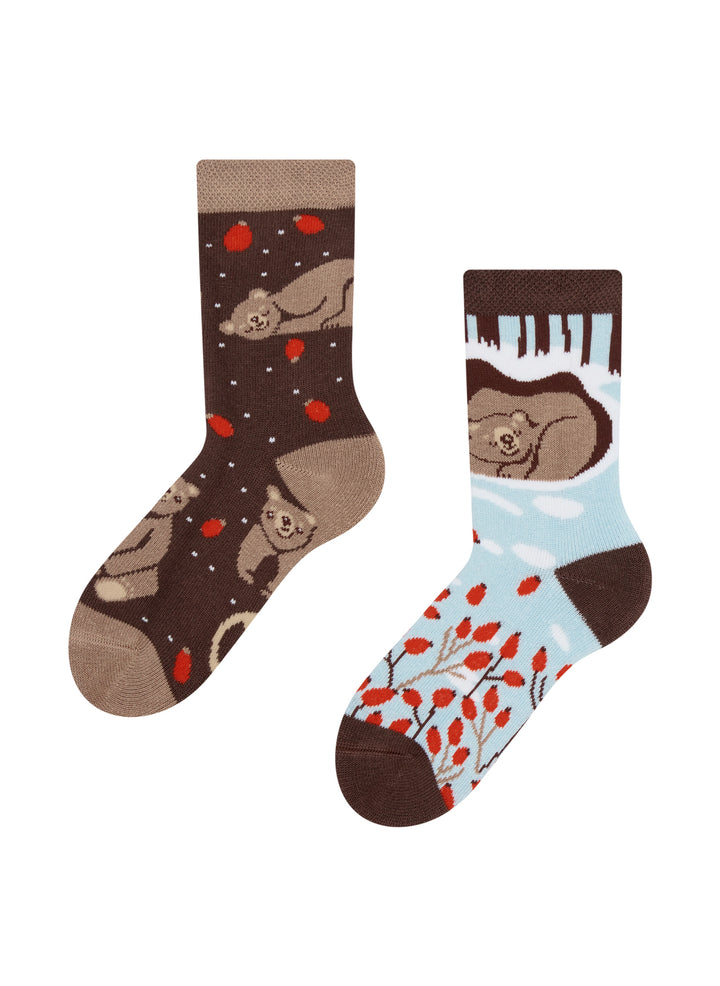 Chaussettes Chaudes Enfants Ours en Hiver - Dedoles