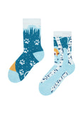 Chaussettes Chaudes Enfants Renards en Hiver