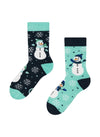 Chaussettes Chaudes Enfants Bonhomme de Neige Joyeux