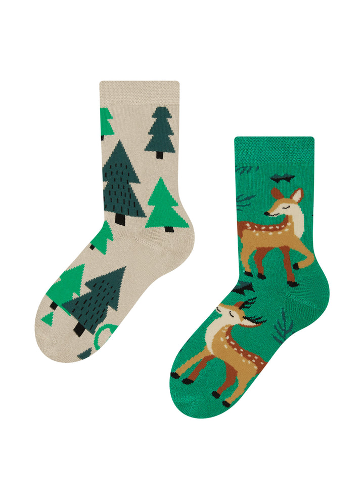 Chaussettes Chaudes Enfants Chevrette et Cerf - Dedoles