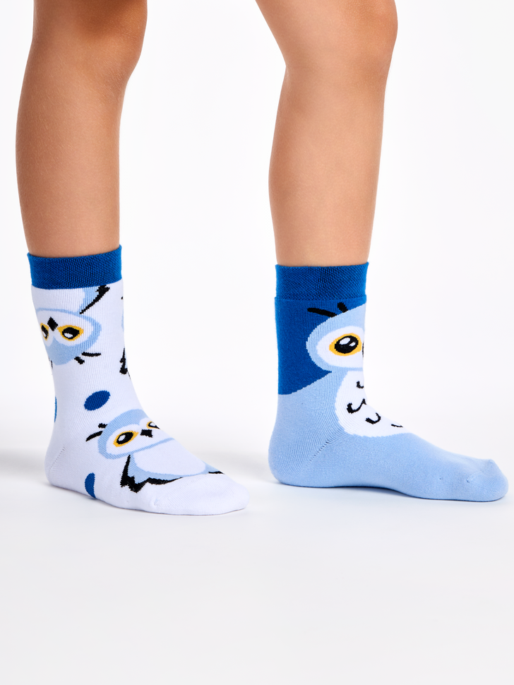 Chaussettes Chaudes Enfants Hibou des Neiges