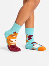 Chaussettes Chaudes Enfants Écureuil d'Hiver