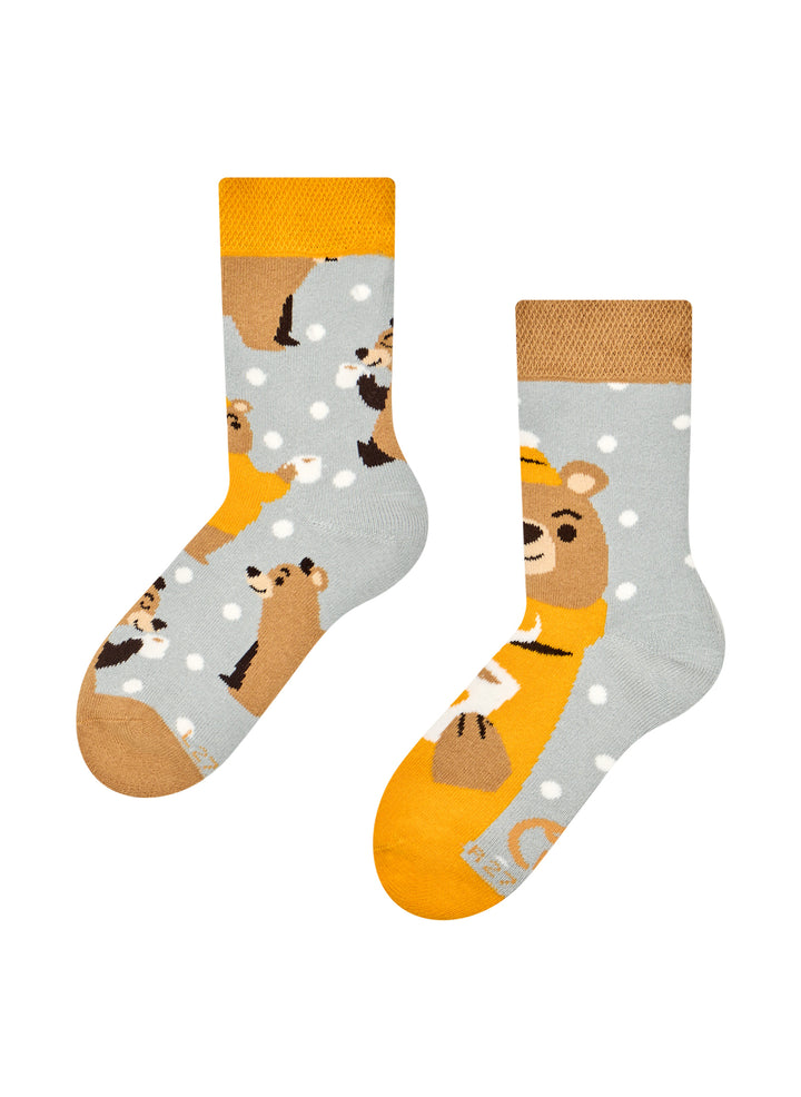 Chaussettes Chaudes Enfants Les Ours Prennent Le Thé - Dedoles