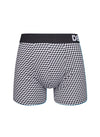 Boxer Homme Motif Jacquard Noir & Blanc