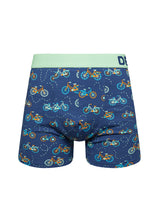 Boxer Homme Bicyclettes Oranges