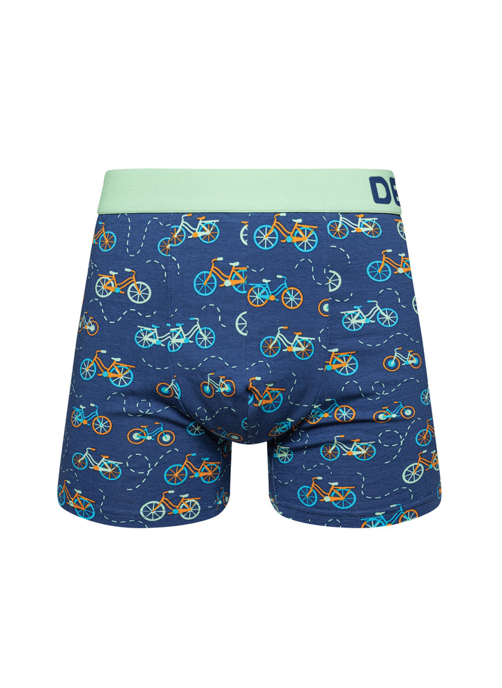 Boxer Homme Bicyclettes Oranges - Dedoles